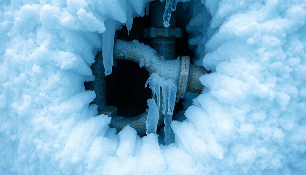 Freezing pipes and insulation
