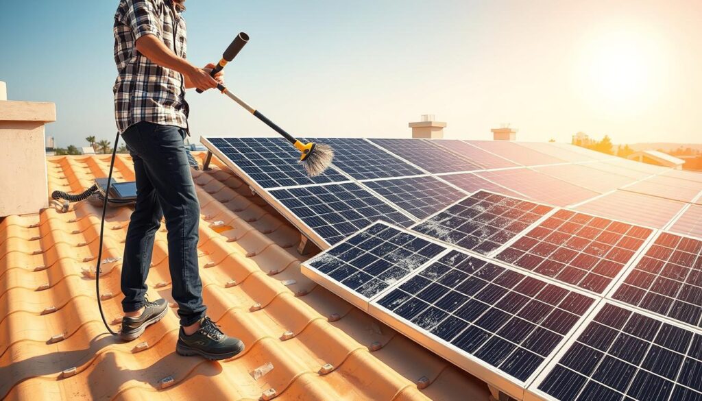 diy solar panel cleaning hacks