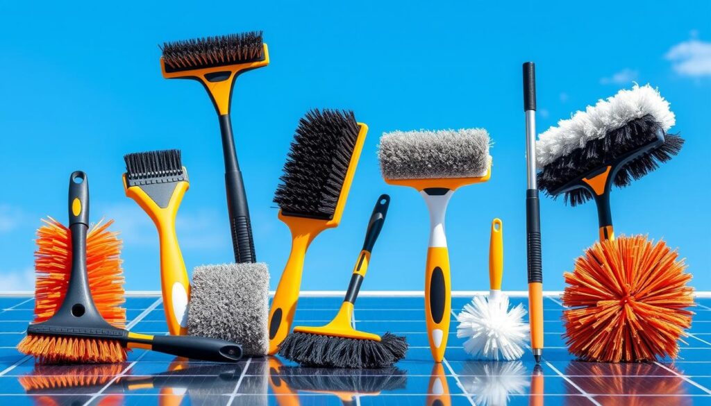 solar panel cleaning tools